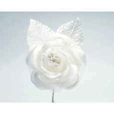 White Open Rose, 2 Inch (Lot of 12) SALE ITEM